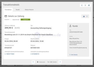 UX/UI-Design für eine verbesserte Detailansicht eines Dashboards